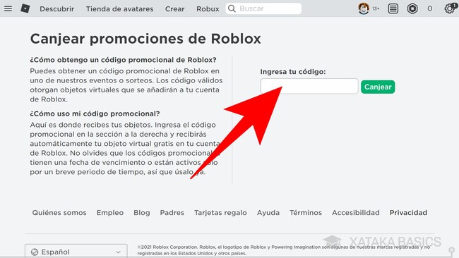 como canjear el codigo de roblox guia paso a paso para obtener recompensas