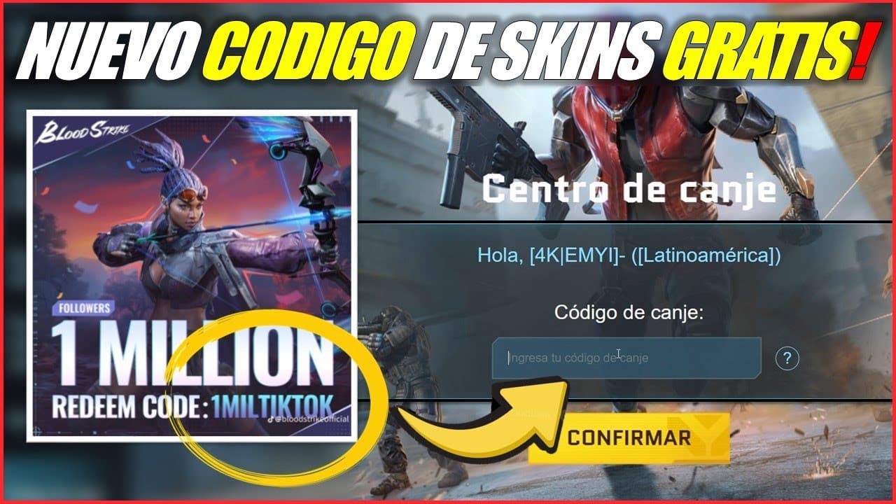 guia definitiva como canjear un codigo en blood strike para obtener oro gratis